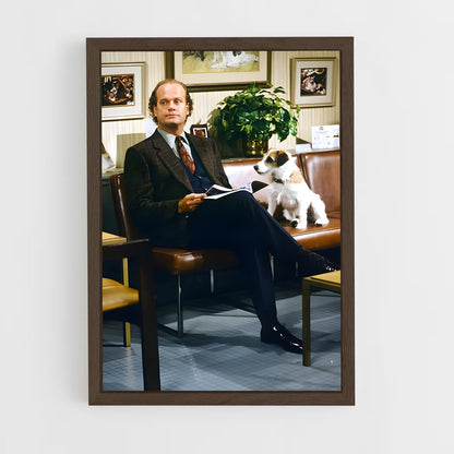 ap-frasier crane-9 cadre Bois foncé