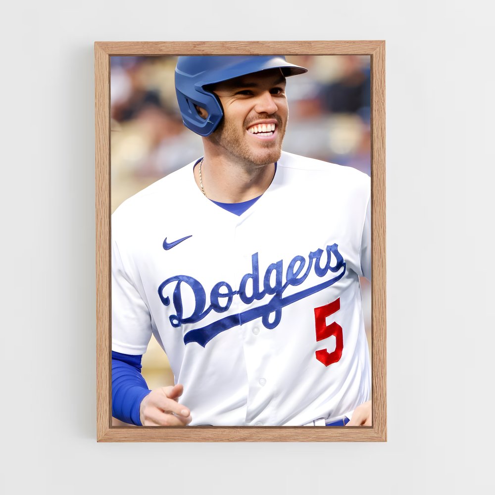 ap-freddie freeman-1 cadre Bois clair
