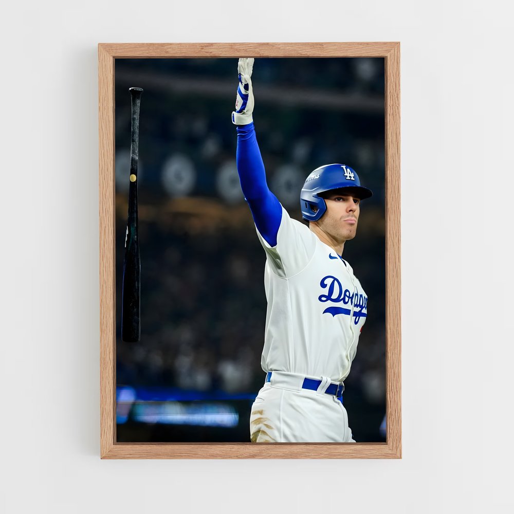 ap-freddie freeman-3 cadre Bois clair