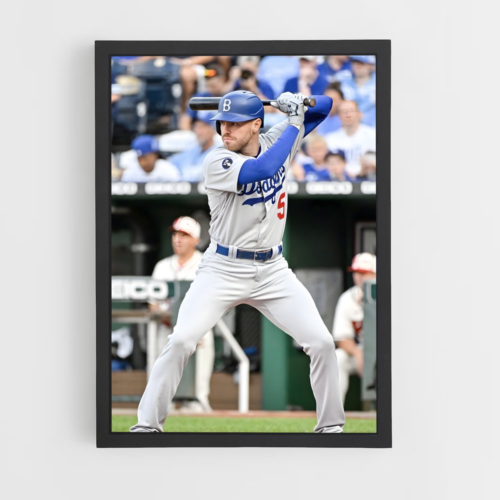 ap-freddie freeman-5 cadre Noir