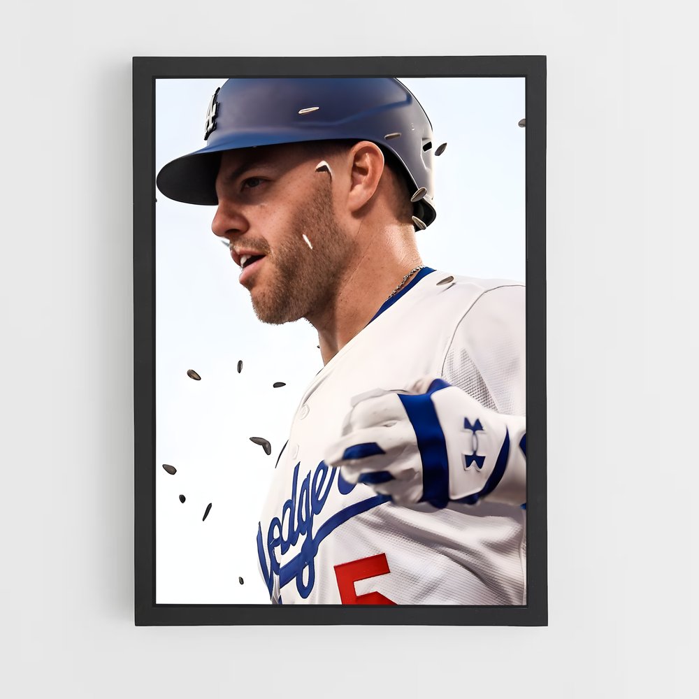 ap-freddie freeman-8 cadre Noir