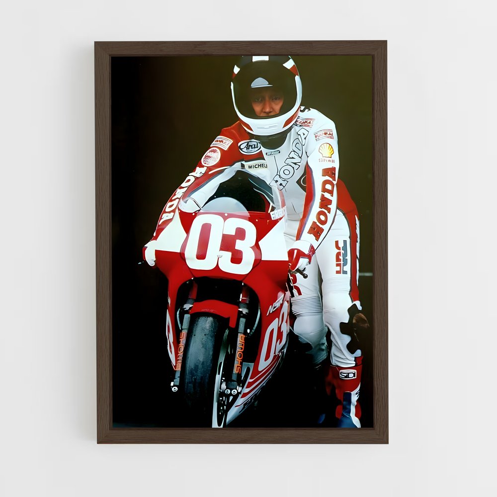 ap-freddie spencer-1 cadre Bois foncé