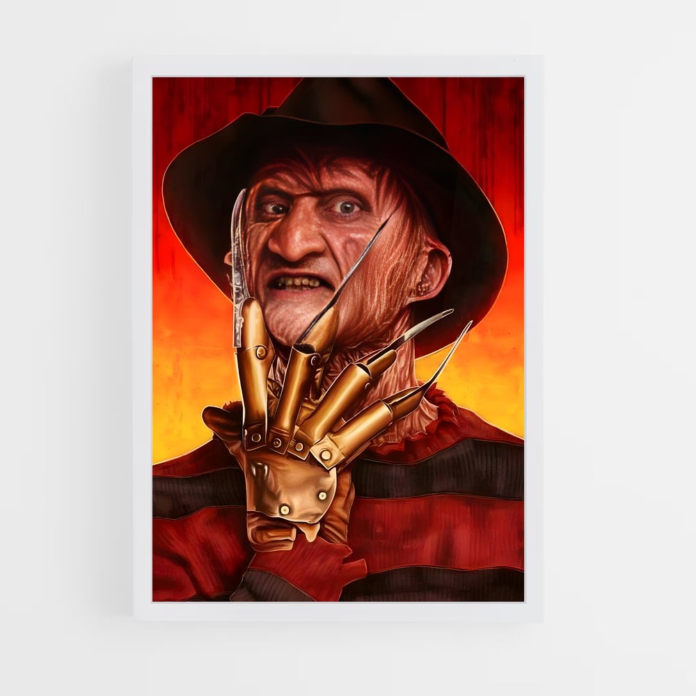 ap-freddy krueger-2 cadre Blanc
