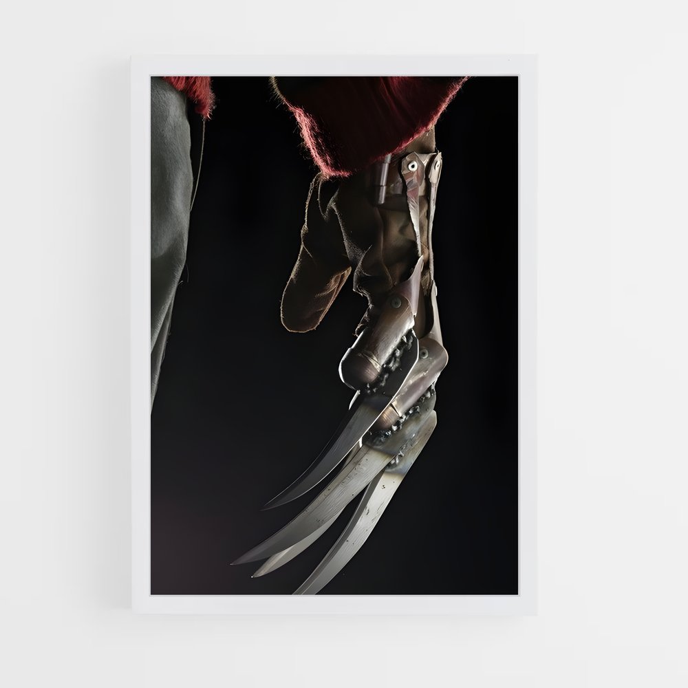 ap-freddy krueger-8 cadre Blanc