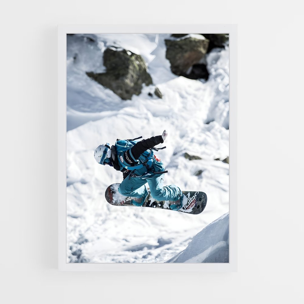 ap-freeride world tour snowboarding-2 cadre Blanc