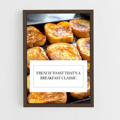 ap-french toast-2 cadre Bois foncé