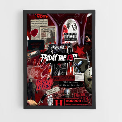 ap-friday the 13th-5 cadre Noir