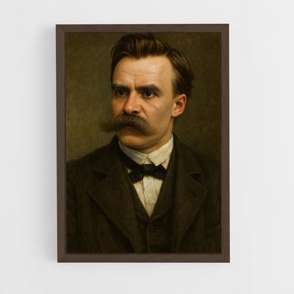 ap-friedrich nietzsche-1 cadre Bois foncé