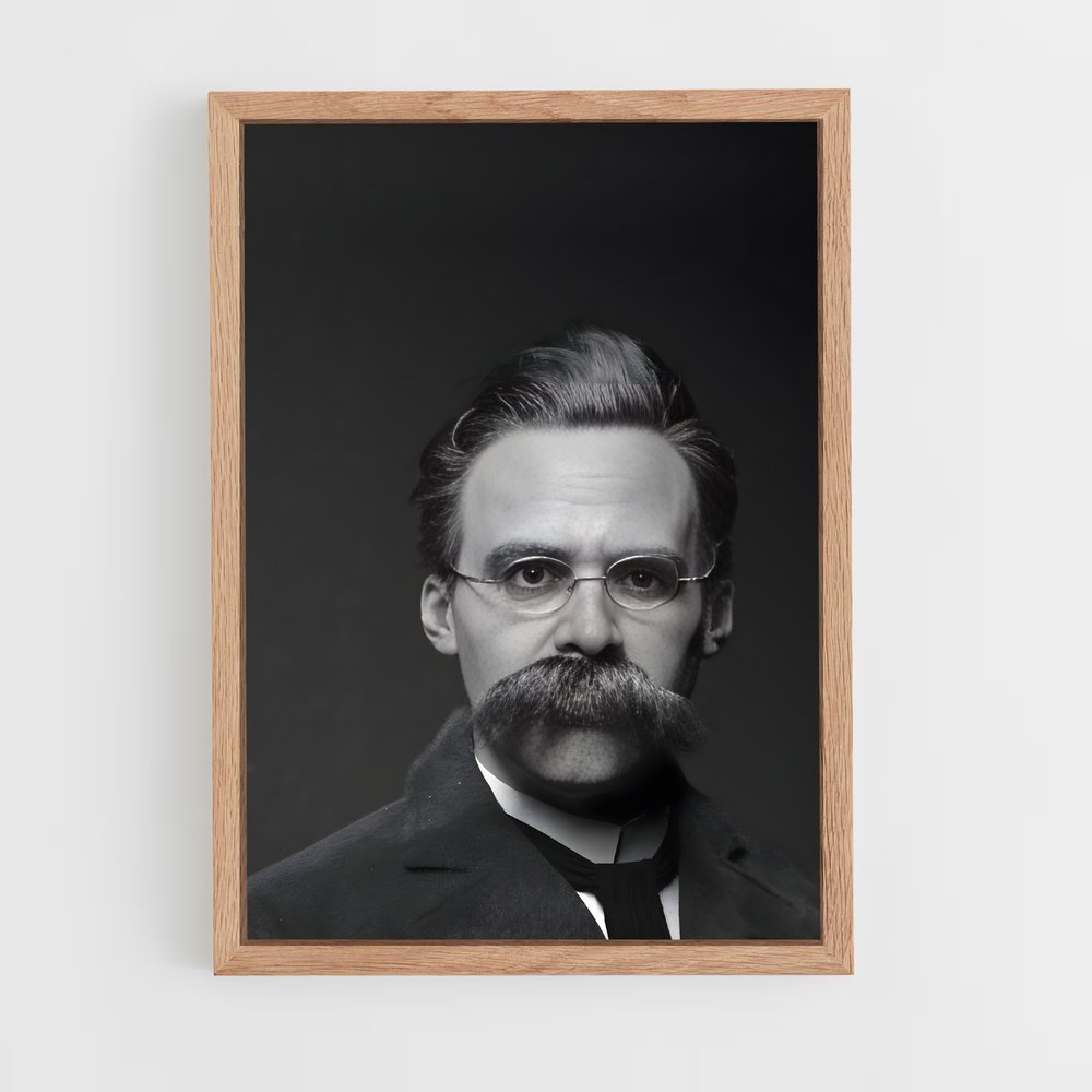ap-friedrich nietzsche-3 cadre Bois clair