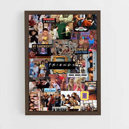 ap-friends-2 cadre Bois foncé