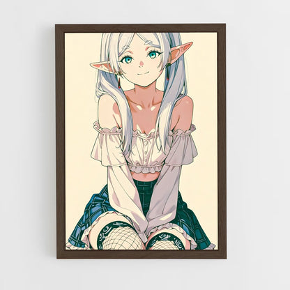 ap-frieren elf-4 cadre Bois foncé