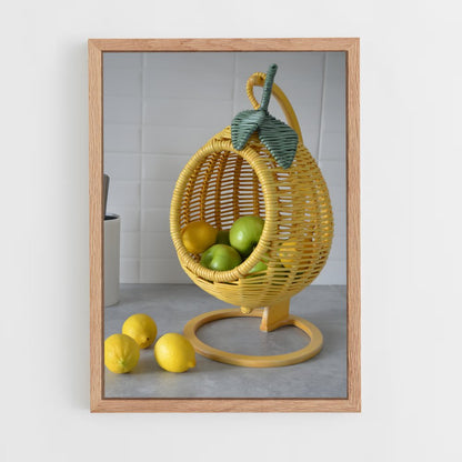 ap-fruits-2 cadre Bois clair