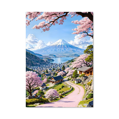 Poster Route vers le Fuji