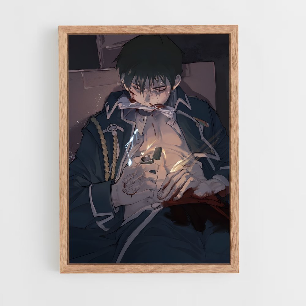 ap-fullmetal alchemist-3 cadre Bois clair