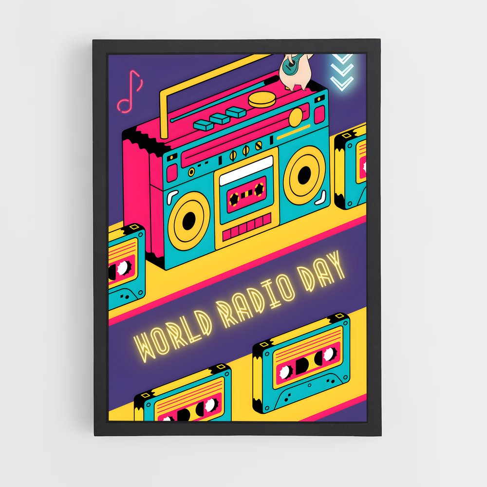 ap-fun radio-3 cadre Noir