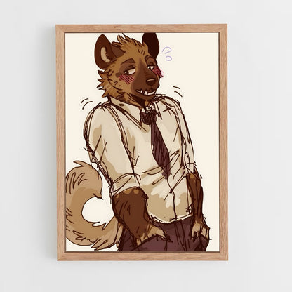 ap-furry fanart-1 cadre Bois clair