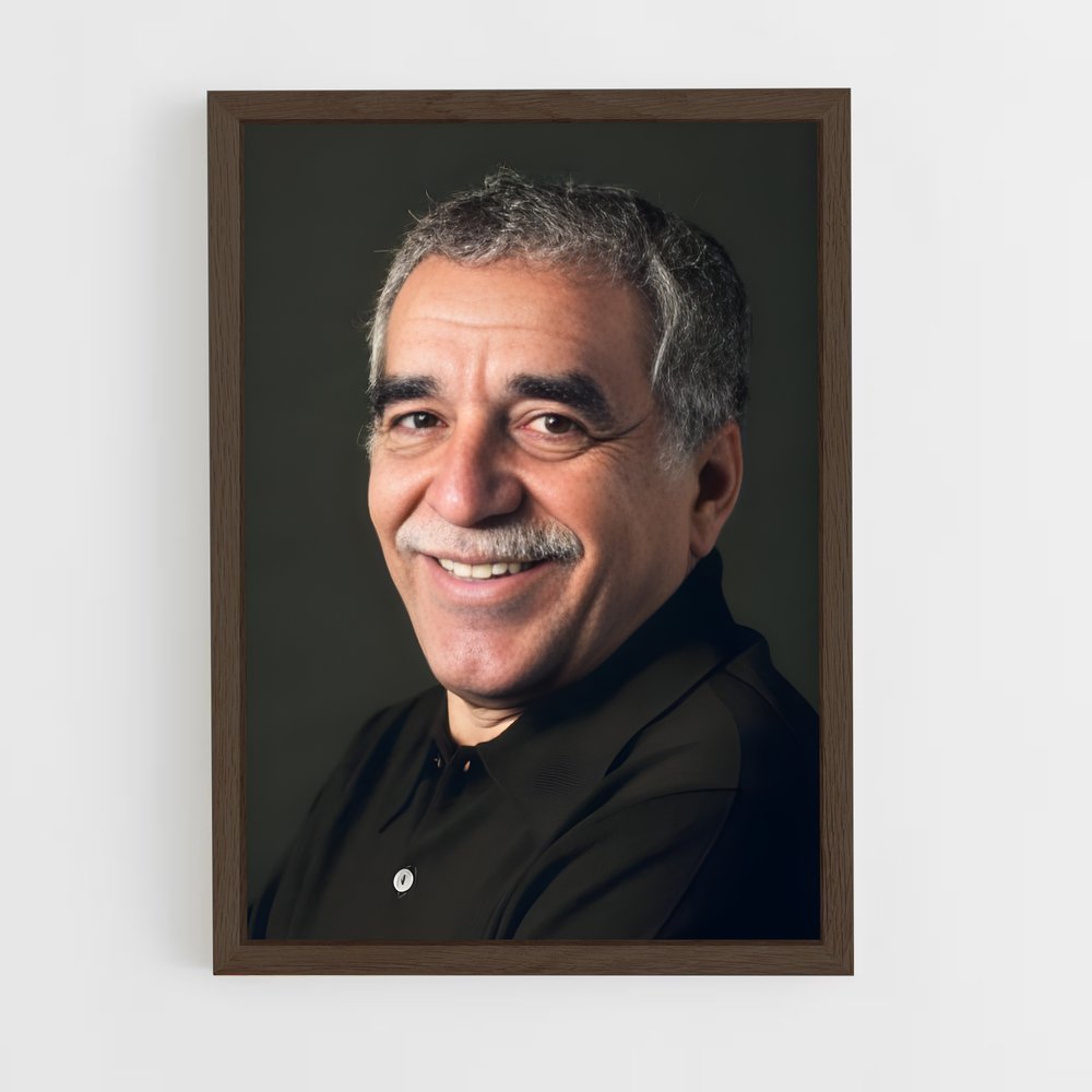 ap-gabriel garcia marquez-3 cadre Bois foncé