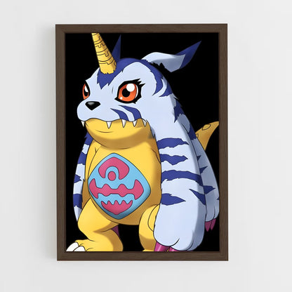 ap-gabumon-2 cadre Bois foncé