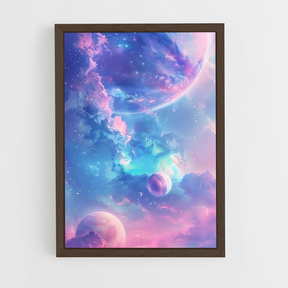 ap-galaxies-20 cadre Bois foncé