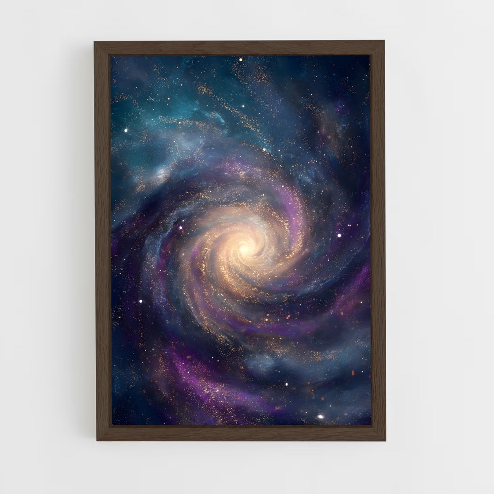 ap-galaxies-26 cadre Bois foncé