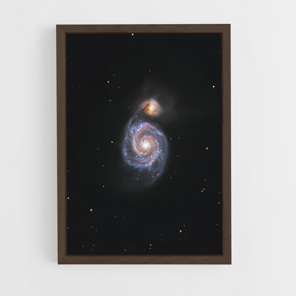 ap-galaxies-34 cadre Bois foncé