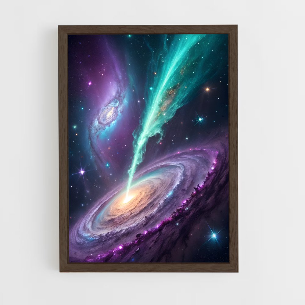 ap-galaxies-36 cadre Bois foncé