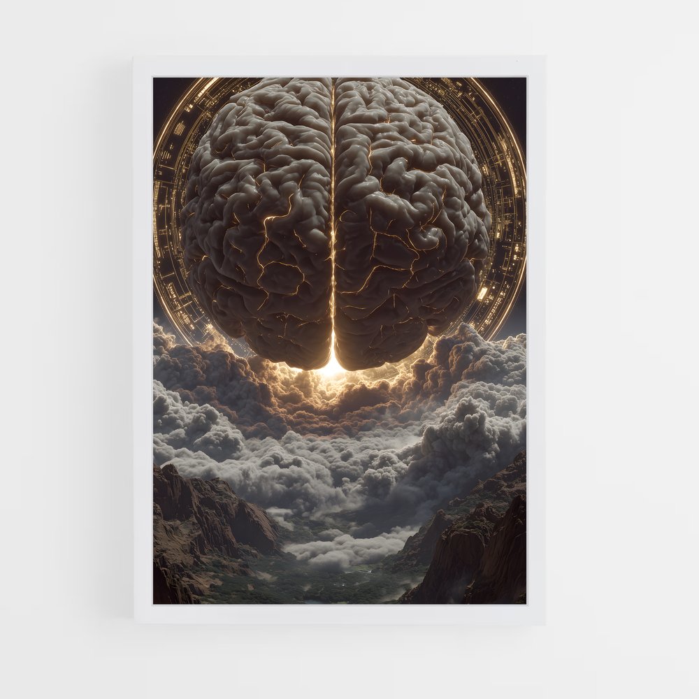 ap-galaxy brain-1 cadre Blanc