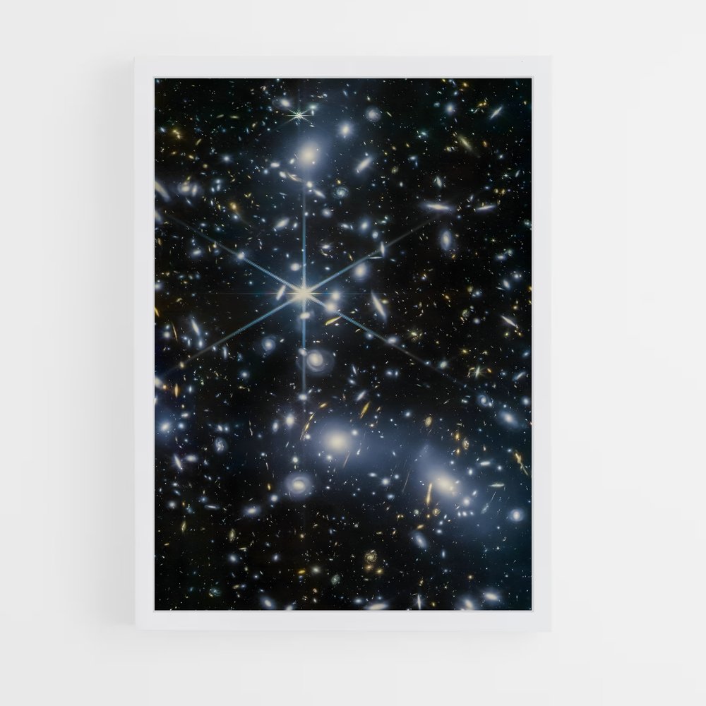 ap-galaxy cluster-1 cadre Blanc