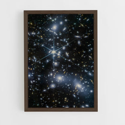 ap-galaxy cluster-1 cadre Bois foncé