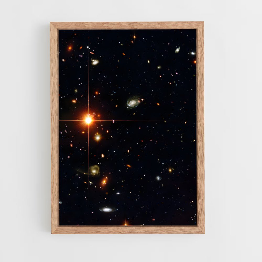 ap-galaxy cluster-2 cadre Bois clair