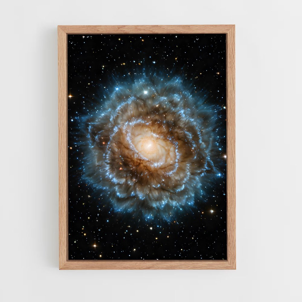 ap-galaxy cluster-3 cadre Bois clair