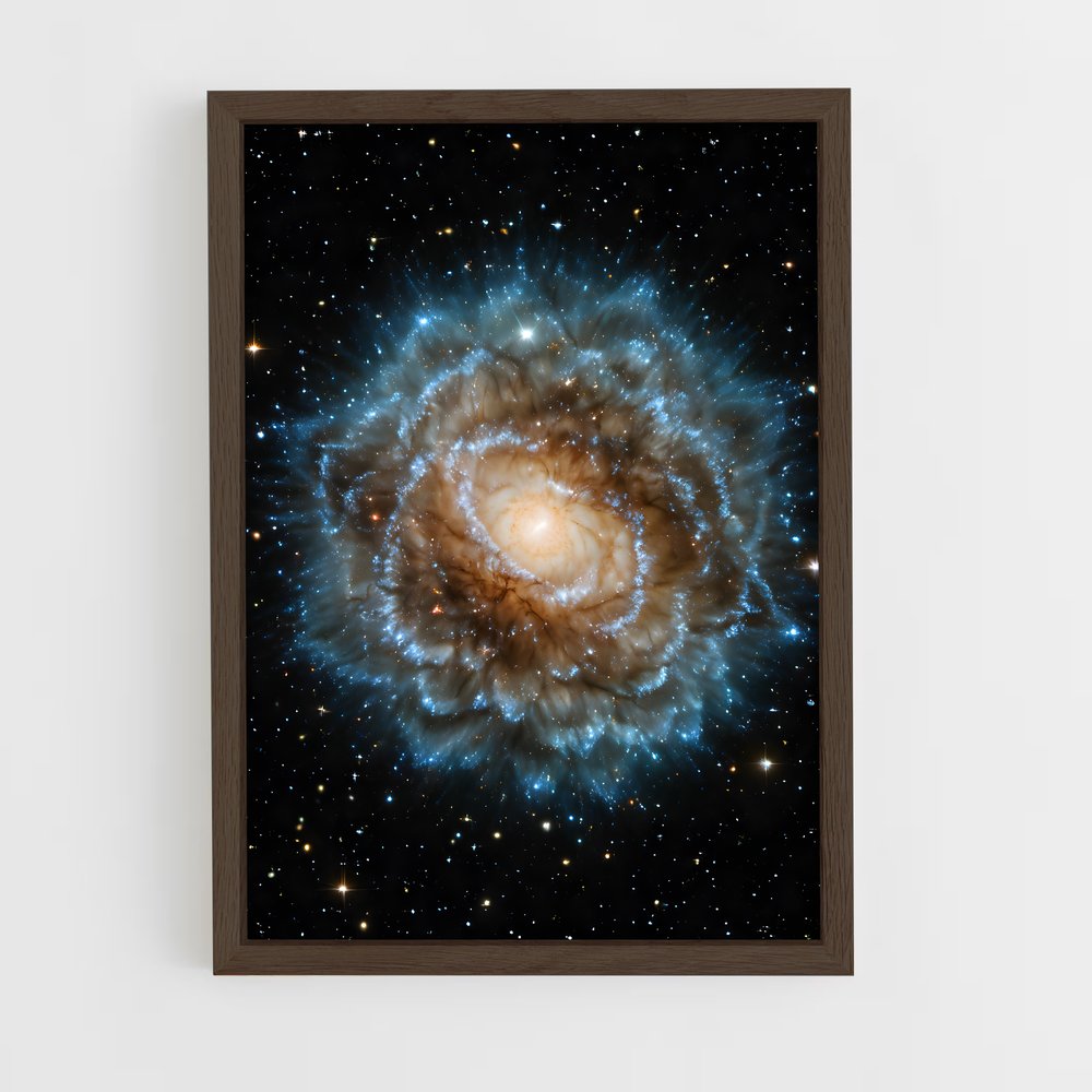 ap-galaxy cluster-3 cadre Bois foncé