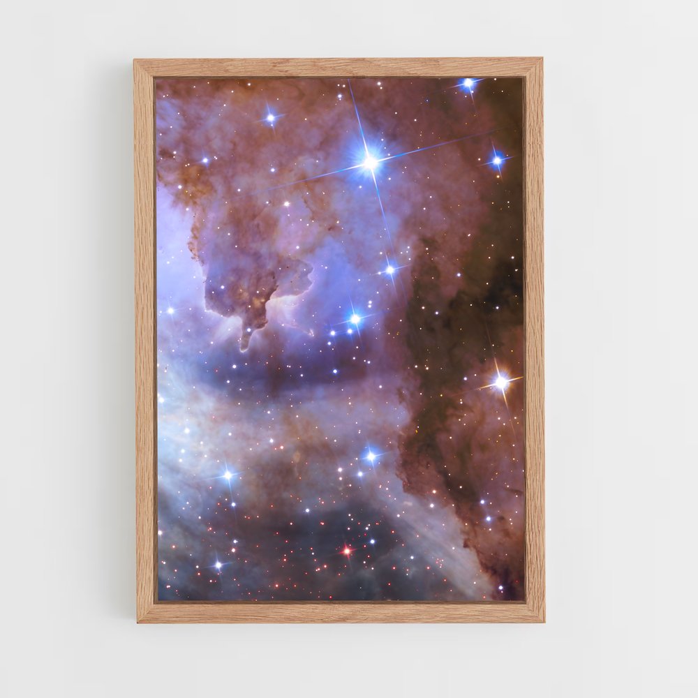 ap-galaxy cluster-5 cadre Bois clair