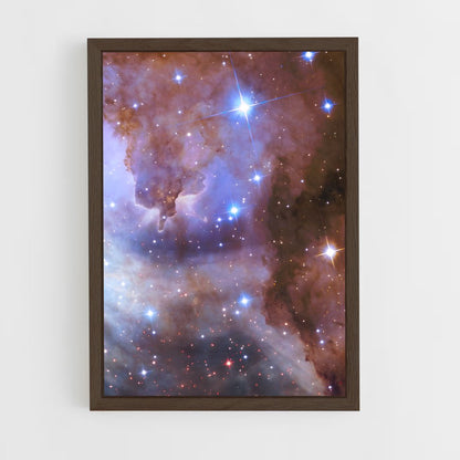 ap-galaxy cluster-5 cadre Bois foncé