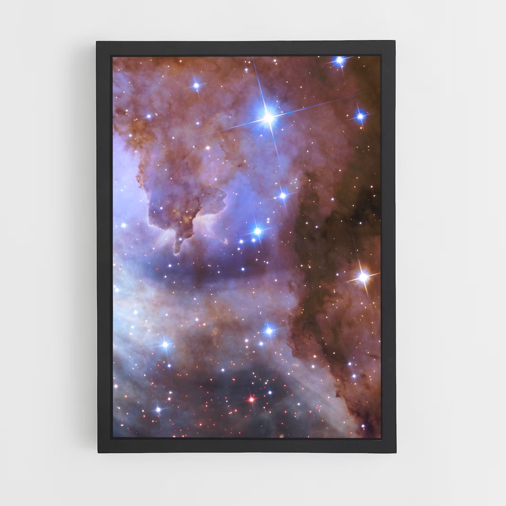 ap-galaxy cluster-5 cadre Noir