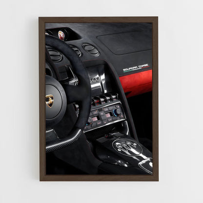 ap-gallardo squadra corse-2 cadre Bois foncé
