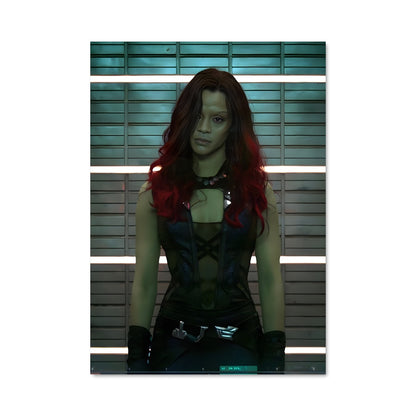 Poster Gamora en Rouge