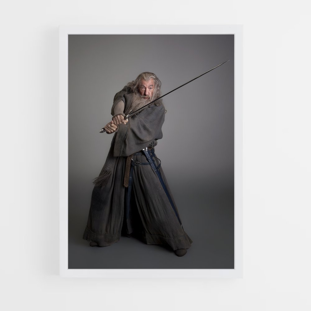 ap-gandalf hobbit-2 cadre Blanc