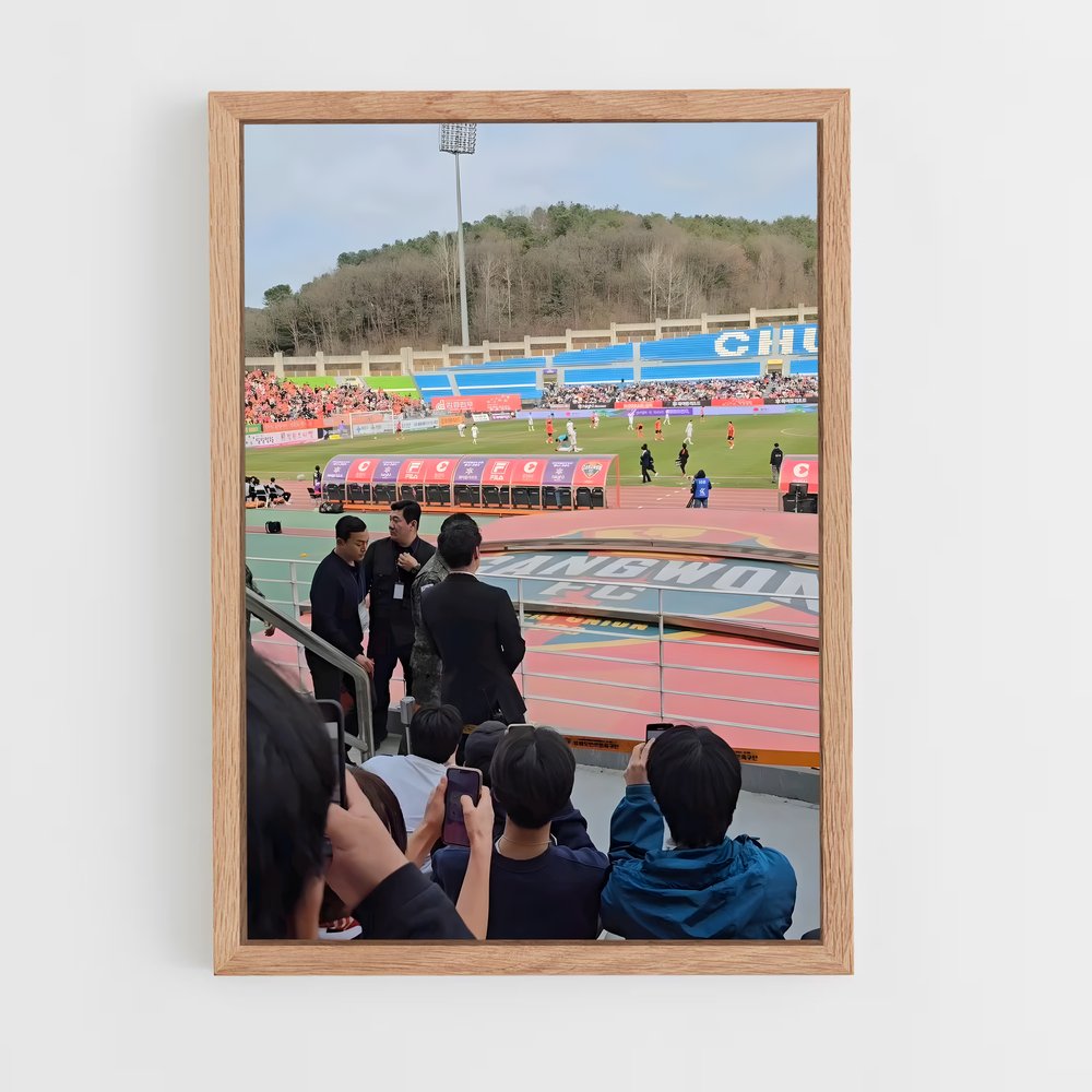 ap-gangwon fc-5 cadre Bois clair