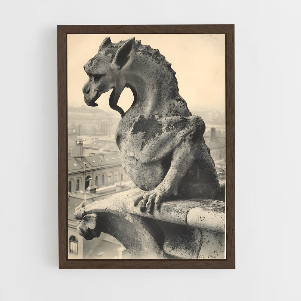 ap-gargoyles-2 cadre Bois foncé