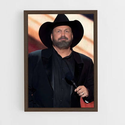 ap-garth brooks-1 cadre Bois foncé