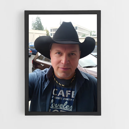 ap-garth brooks-4 cadre Noir