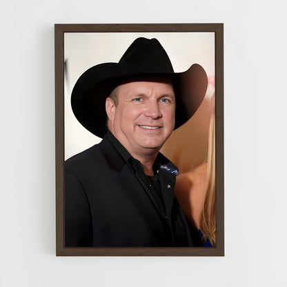 ap-garth brooks-6 cadre Bois foncé