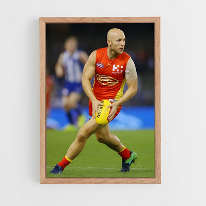ap-gary ablett-3 cadre Bois clair