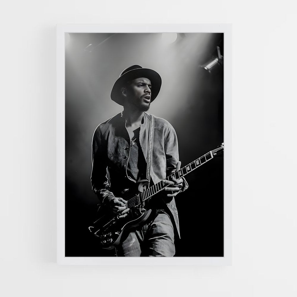 ap-gary clark jr.-5 cadre Blanc