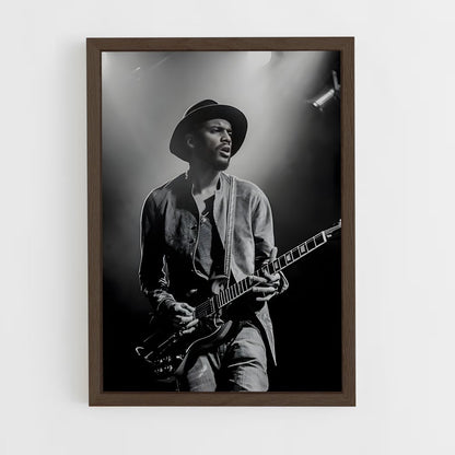 ap-gary clark jr.-5 cadre Bois foncé