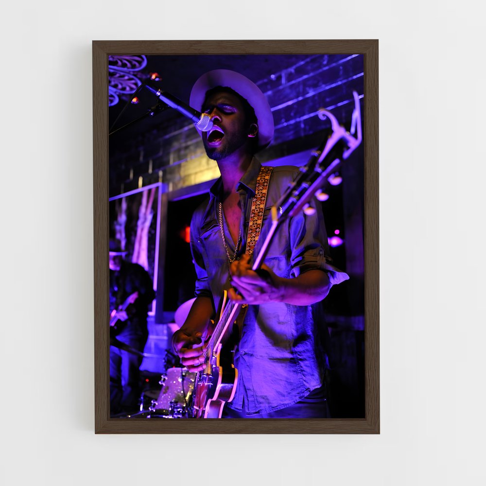 ap-gary clark jr.-7 cadre Bois foncé