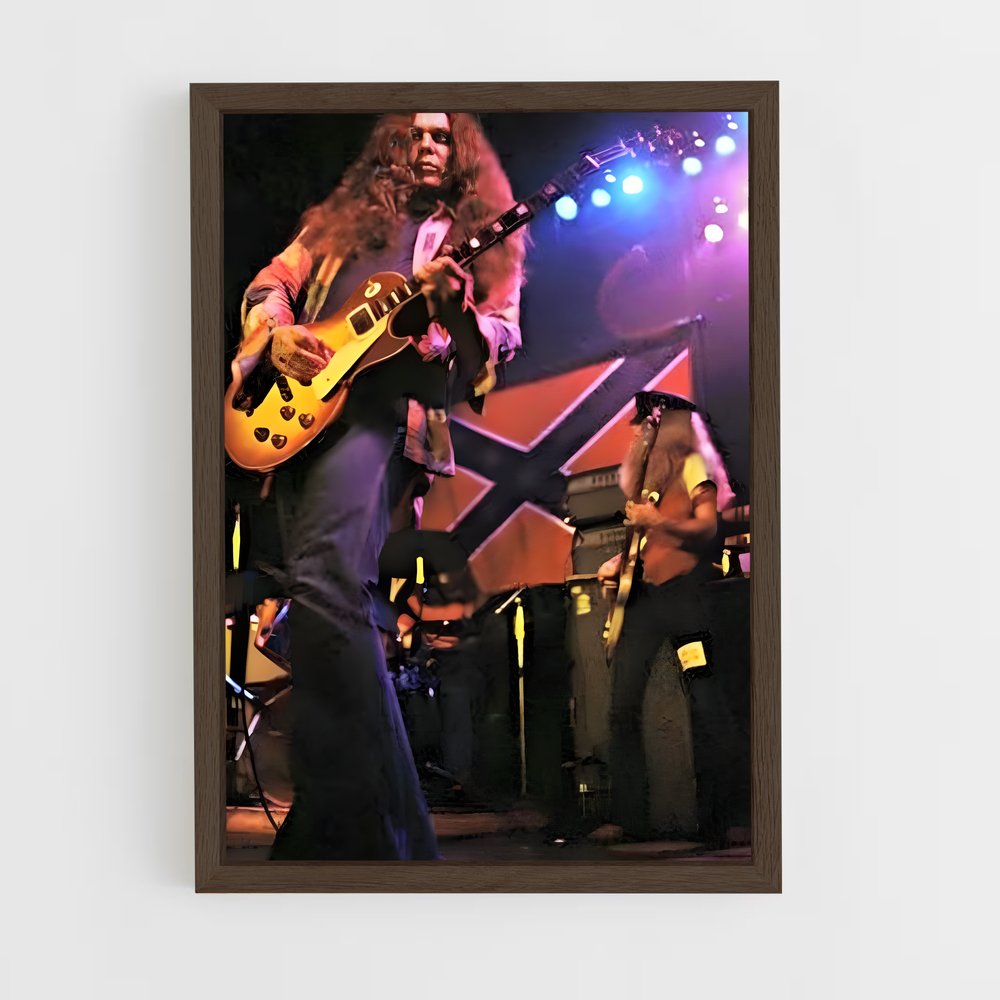 ap-gary rossington-3 cadre Bois foncé