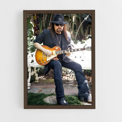 ap-gary rossington-4 cadre Bois foncé
