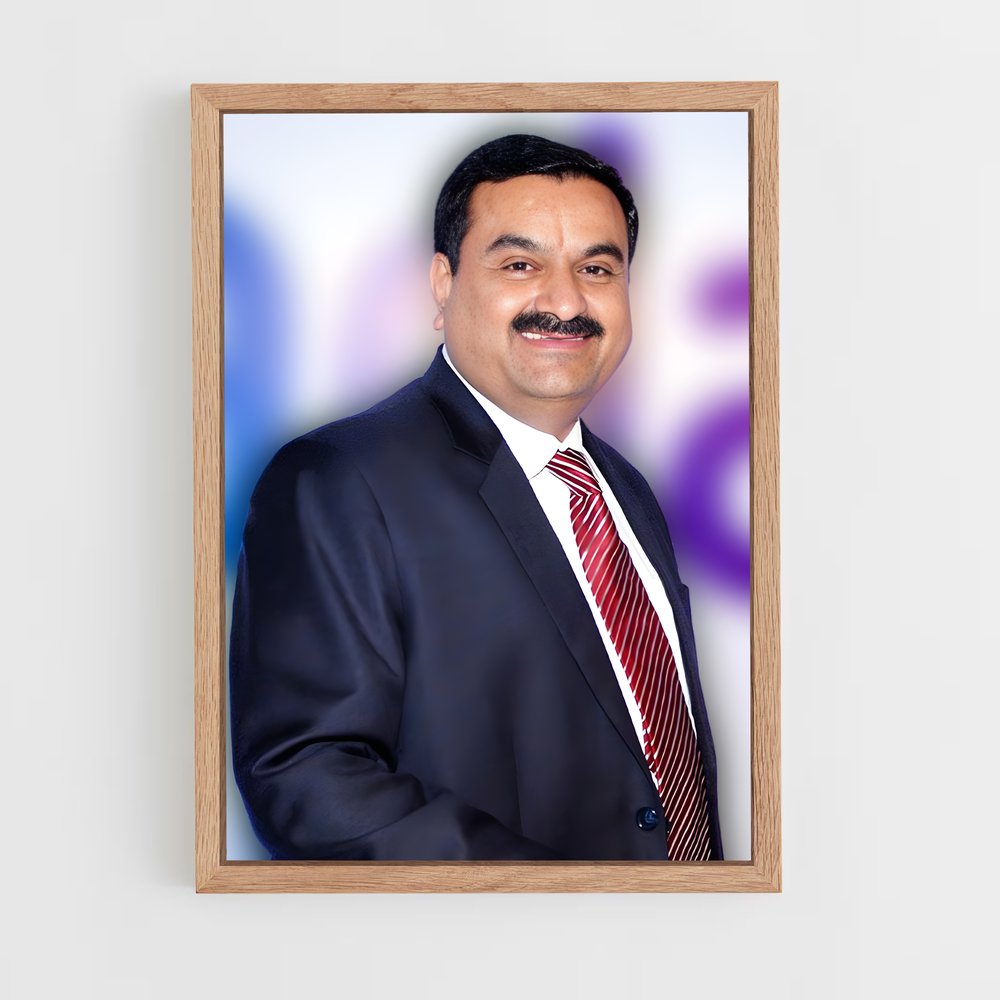 ap-gautam adani-1 cadre Bois clair